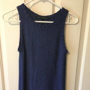 White House Black Market Blue Tank Top